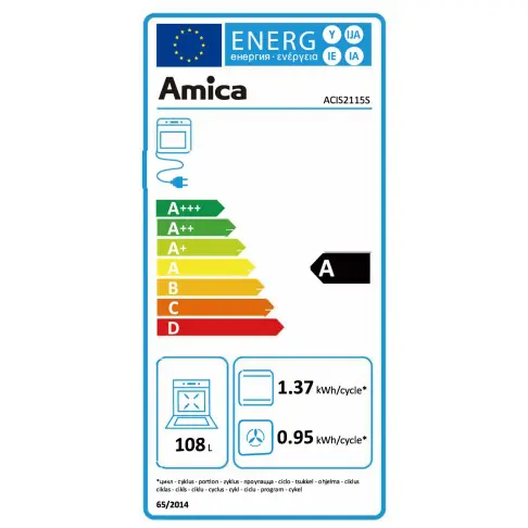 Piano de cuisson dessus induction AMICA ACIS2115S - 9