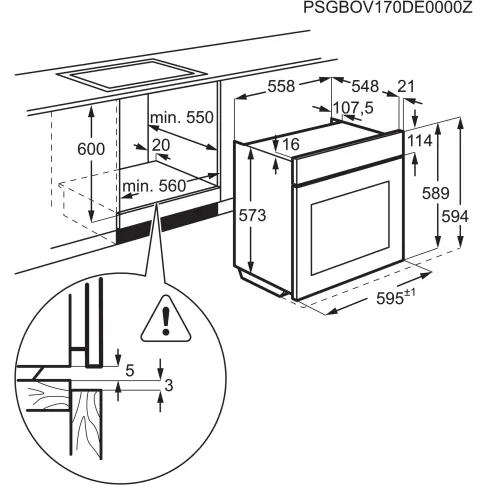 Four pyrolyse ELECTROLUX EOF6P46V - 8