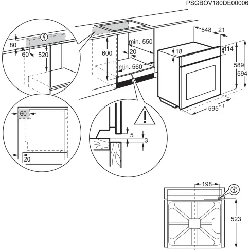 Four pyrolyse ELECTROLUX EOF6P46V - 9