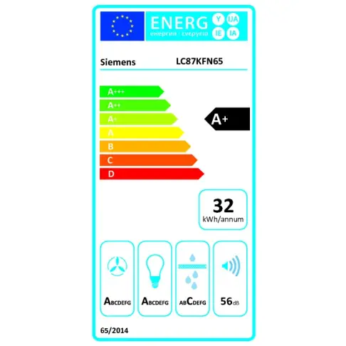 Hotte décorative SIEMENS LC87KFN65 - 12