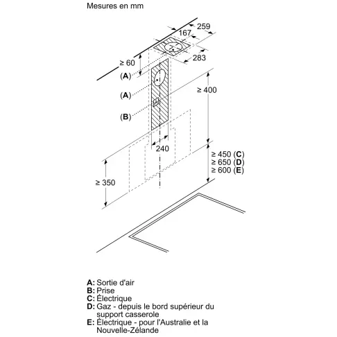 Hotte décorative SIEMENS LC87KFN65 - 9