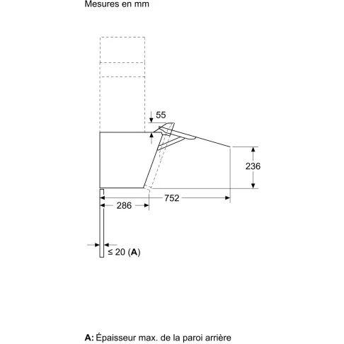 Hotte décorative SIEMENS LC87KFN65 - 11