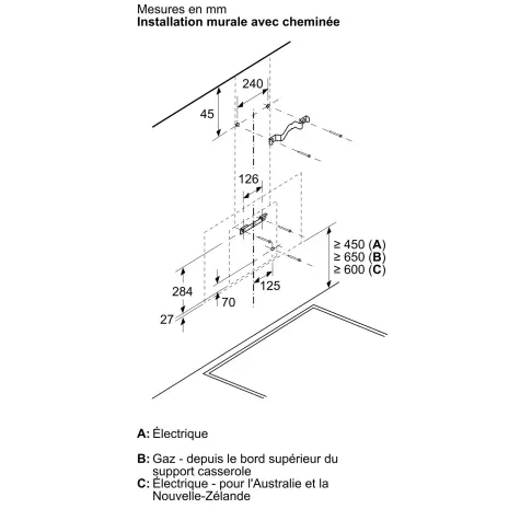 Hotte décorative SIEMENS LC87KFN65 - 10