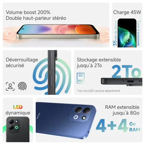 Smartphone XIAOMI REDMI175GORANGE - 7