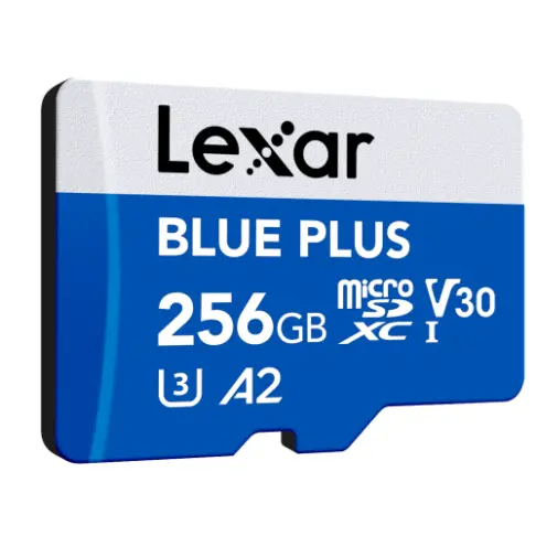 Carte microsd LEXAR MSDXC BLUE PLUS 256 G V 30 - 2