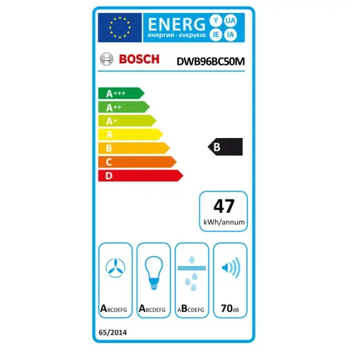 Hotte décorative BOSCH DWB96BC50M - 6