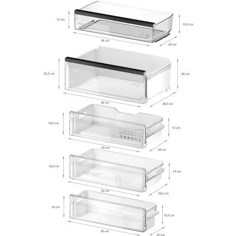 Réfrigérateur combiné intégré BOSCH KBN96SFE0 - 7