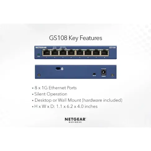 Switch NETGEAR GS108GE - 5