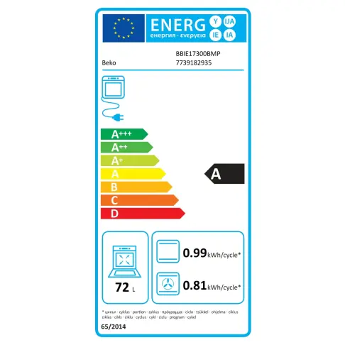 Four pyrolyse BEKO BBIE17300BMP - 5