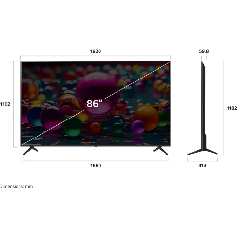 Tv led 86'' LG 86UA75006LA - 5