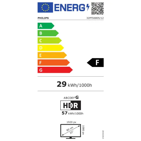 Tv led 32'' PHILIPS 32 PFS6805/12 - 6
