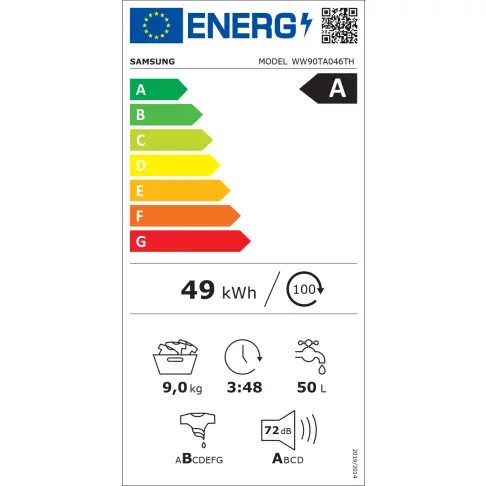 Lave-linge frontal SAMSUNG WW90TA046TH - 9