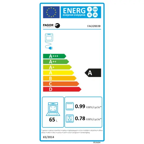 Cuisinière dessus induction FAGOR FACI2003B - 2
