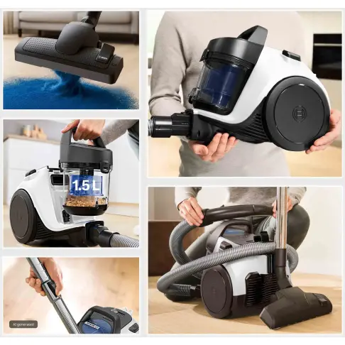 Aspirateur traineau sans sac BOSCH BKS05MWHT - 11