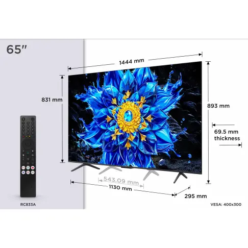 Tv led 65'' TCL 65P89L - 2