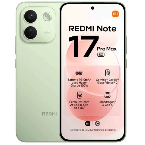 Smartphone XIAOMI REDMINOTE17PROMAXVERT - 1