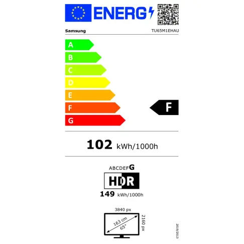 Télé led 65'' SAMSUNG TU65M1EH - 12