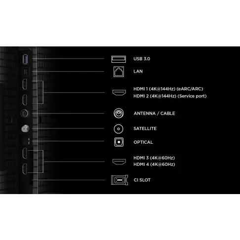Tv led 55'' TCL 55P89L - 8