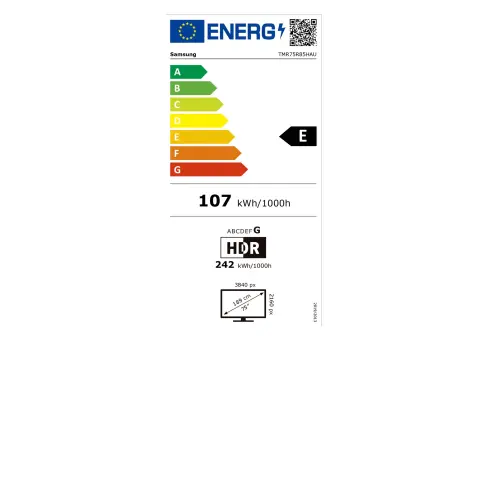 Tv led 75'' SAMSUNG TMR75R85H - 12