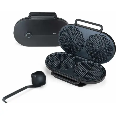 grand double.gaufres belges.1700w.noir. - 2
