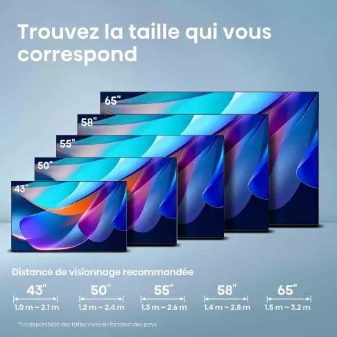 Télé led 43'' HISENSE 43A6S - 16