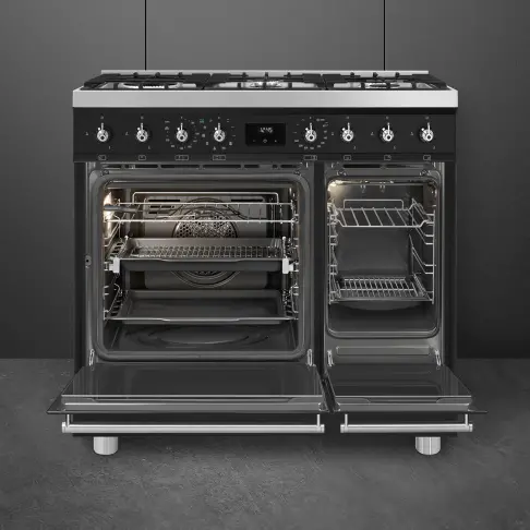 Piano de cuisson dessus gaz SMEG GAMME ELITE C92GPMB2 - 2