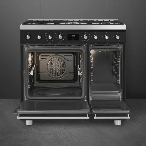 Piano de cuisson dessus gaz SMEG GAMME ELITE C92GPMB2 - 3
