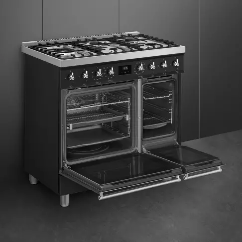 Piano de cuisson dessus gaz SMEG GAMME ELITE C92GPMB2 - 5