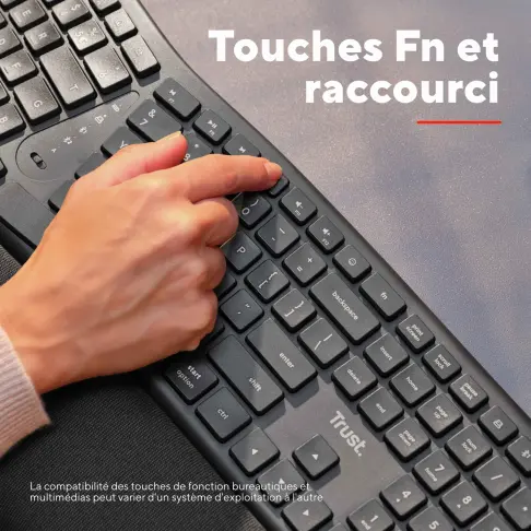 Clavier TRUST 25705 - 9