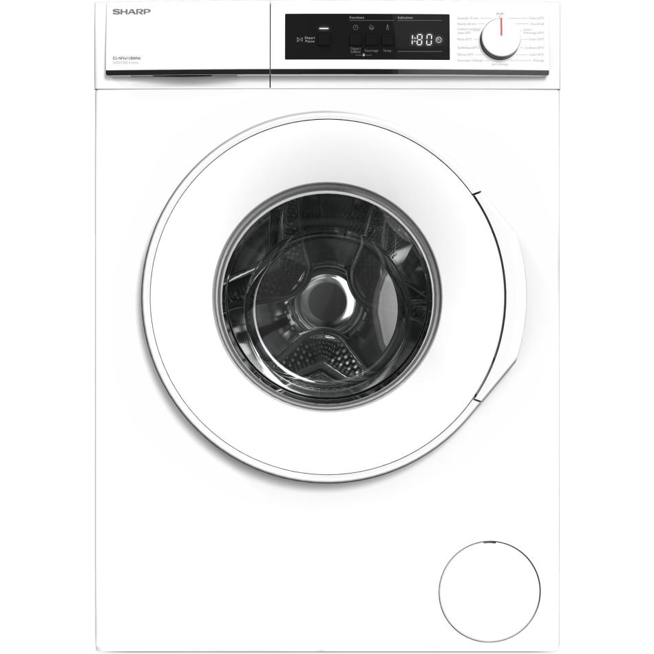 Lave linge frontal SHARP ESNFA612BWNA - vue 2