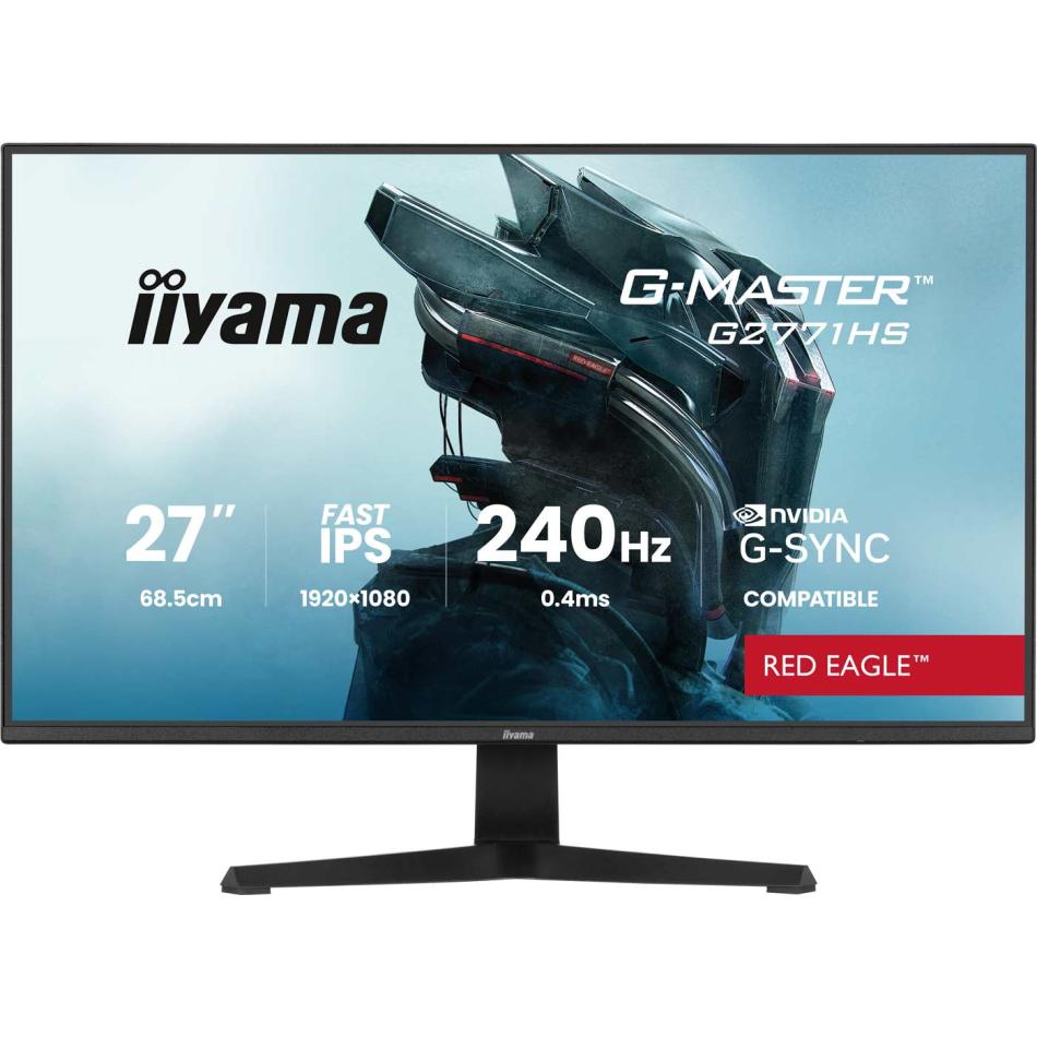 Ecran PC Gamer IIYAMA 27 FHD 240Hz Dalle Fast IPS 0.4ms G Master Eagle - vue 3