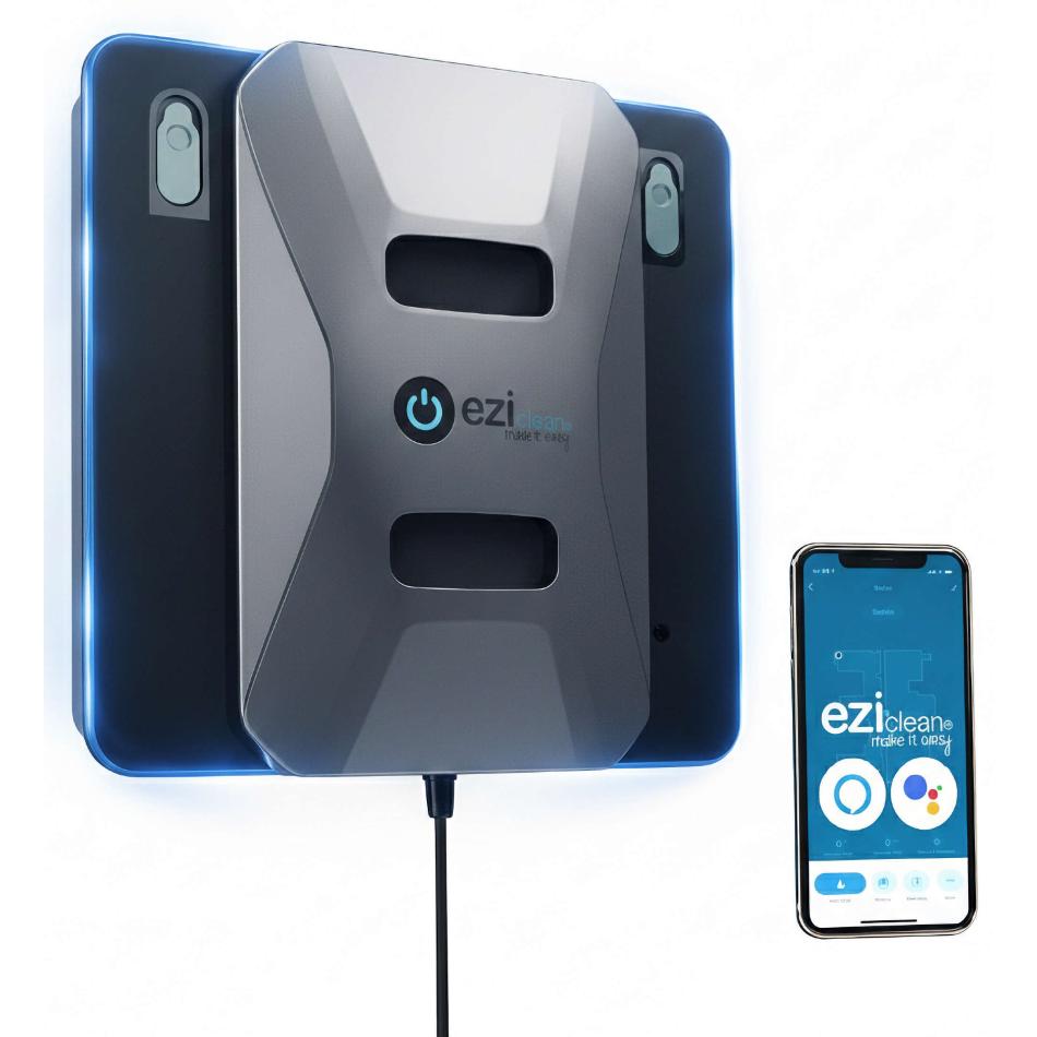 Robot Lave vitres EZICLEAN Windobot S6 ULTRA Rapide Puissant et Silencieux 2 diffuseurs automatiques pour un nettoyage efficace - vue 7