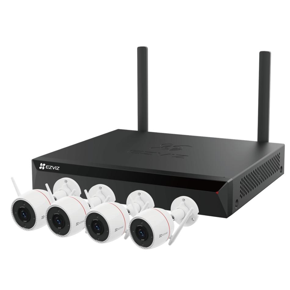 Ezviz Kit videosorveglianza Wi Fi 4 telecamere IP 4MP 8 canali NVR HKX5SH3CP - vue 4