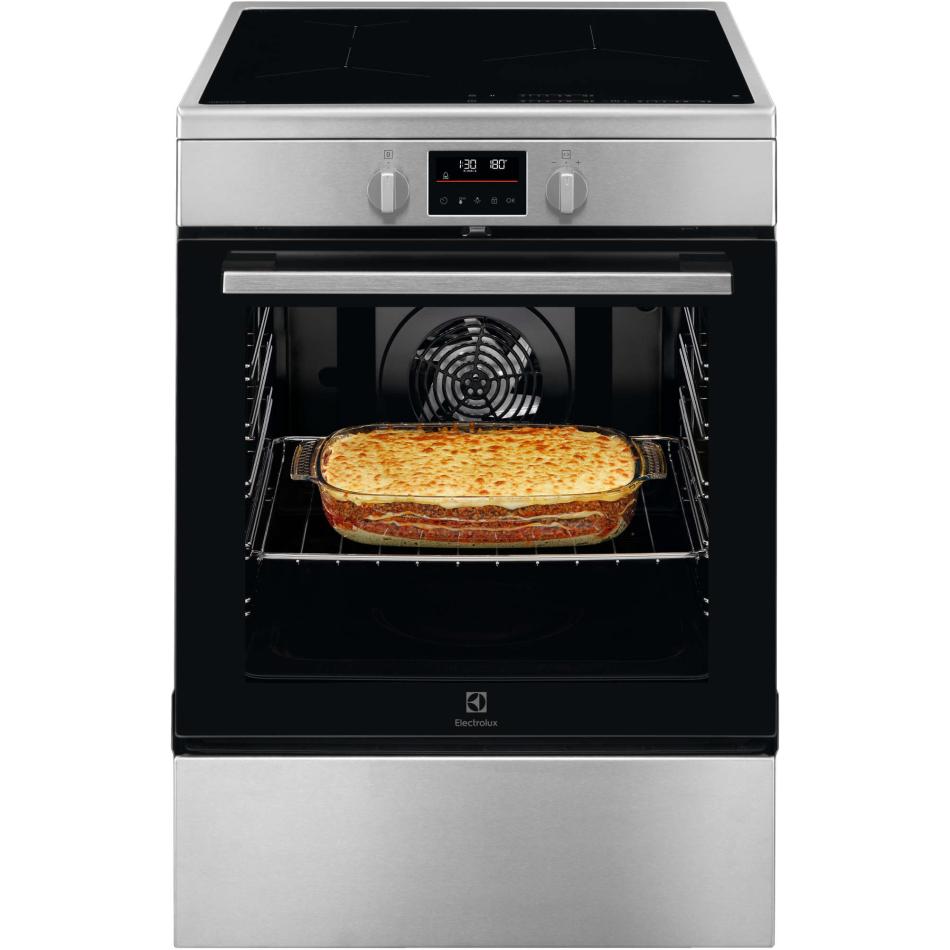 ELECTROLUX Cuisinière induction 60 cm multifonction 3 zones pyrolyse LKI64890BX - vue 3