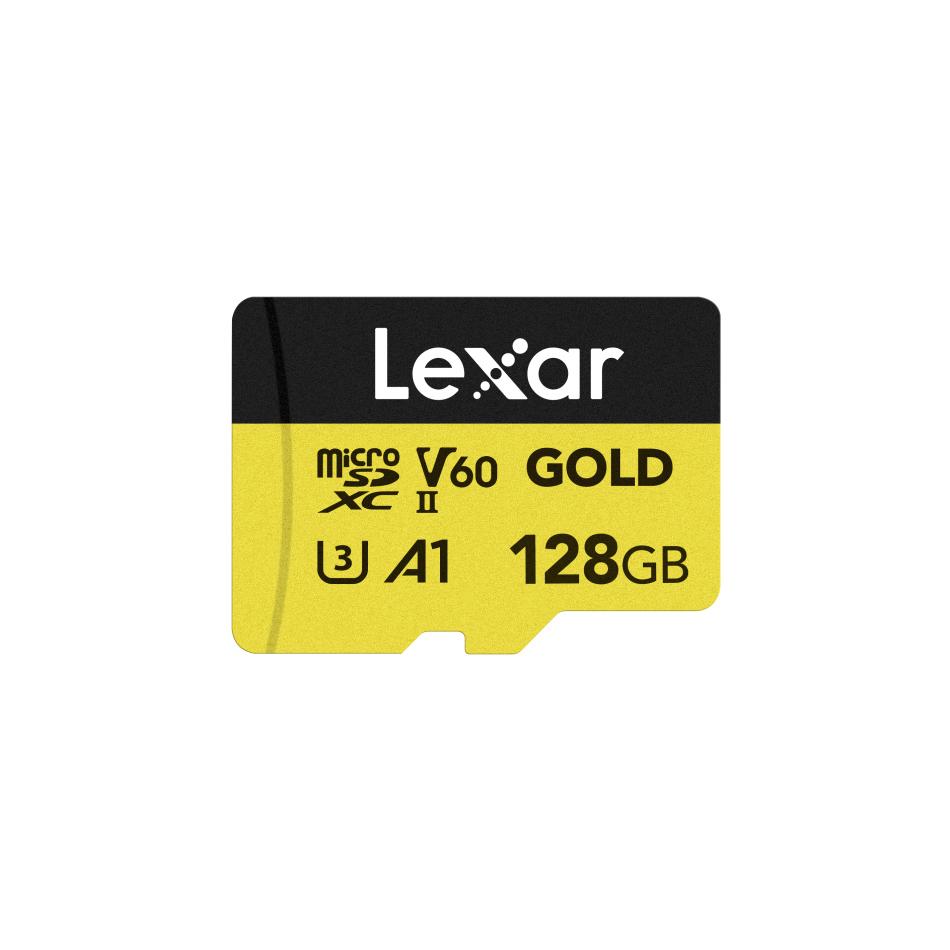 Carte microsd LEXAR MICROSDXC GOLD 128 GB V 60