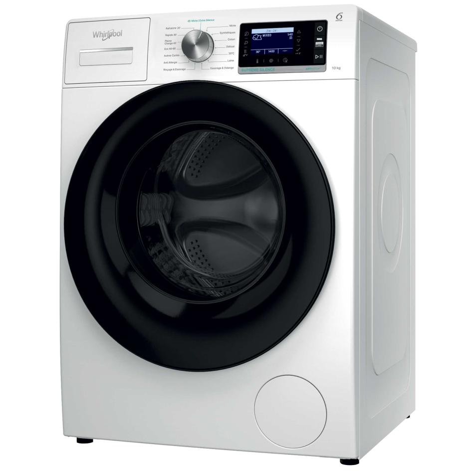 Lave-Linge Frontal WHIRLPOOL W608FR – 10kg, 1400 trs/min, Classe A - vue 5