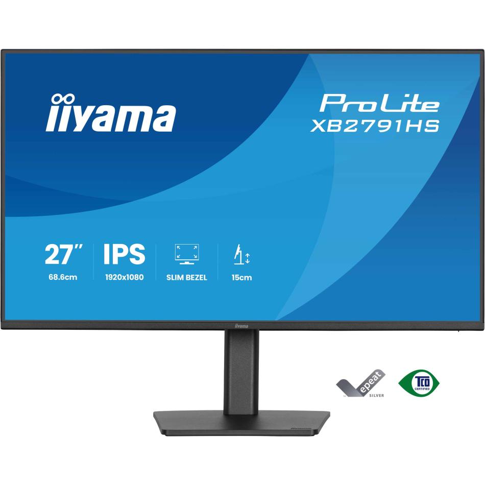 iiyama ProLite XB2791HS B1 Écran LED 27 1920 x 1080 Full HD @ 120 Hz IPS 350 cdm² 1500:1 1 ms HDMI DisplayPort haut parleurs - vue 3