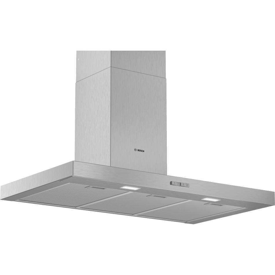 BOSCH Hotte décorative murale 90 cm débit 330 m3h DWB94BC50 - vue 2