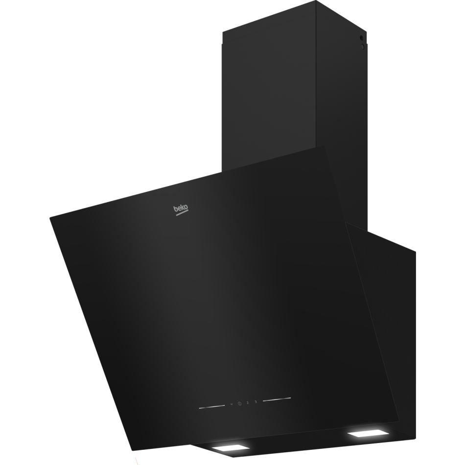 Hotte Décorative Beko BHCA62442BBH – 408 m³/h, 56 dB, Inclinée 60 cm - vue 9