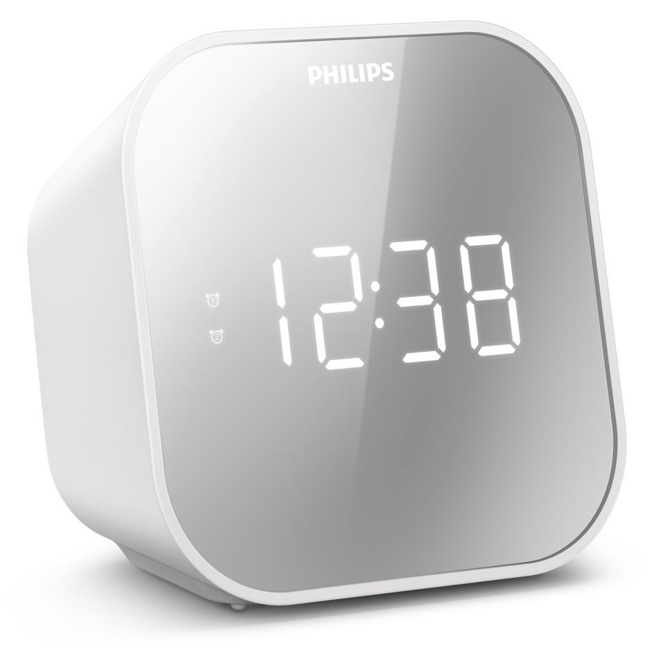 Philips TAR4406/12 réveille-matin Réveil numérique Blanc - vue 3