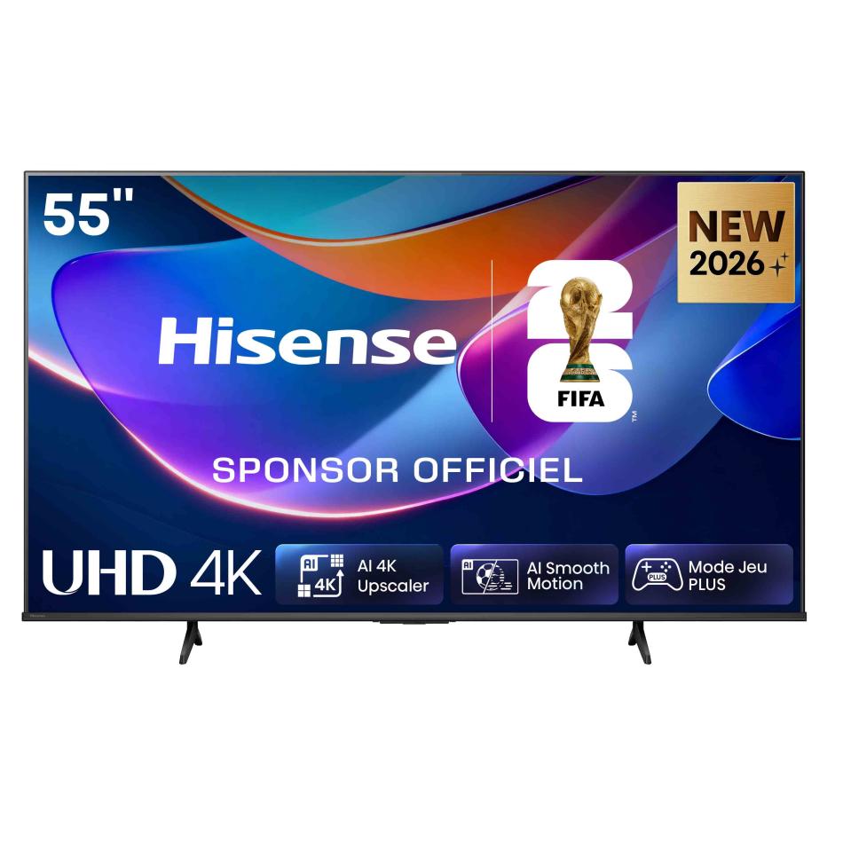 TV Hisense 55A6S 2026 55 VA UHD 4K - vue 8