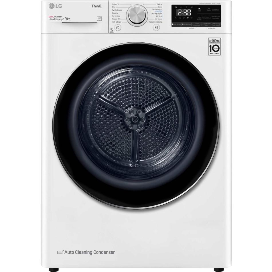 LG sèche linge 9 kg avec pompe à chaleur RH9V50WH - vue 2