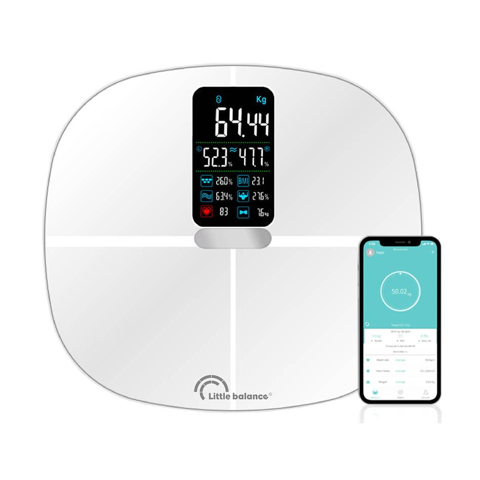 LITTLE BALANCE Pèse personne impédancemètre Cardio Connect 4 8464 - vue 3