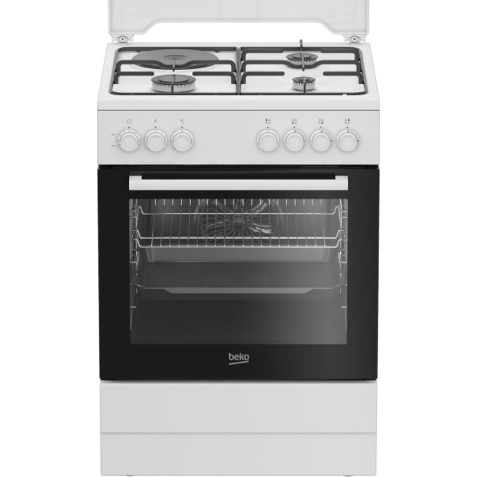 Cuisinière Mixte BEKO FBS63031WCS – 3 Gaz + 1 Électrique, 79L, Classe A - vue 10