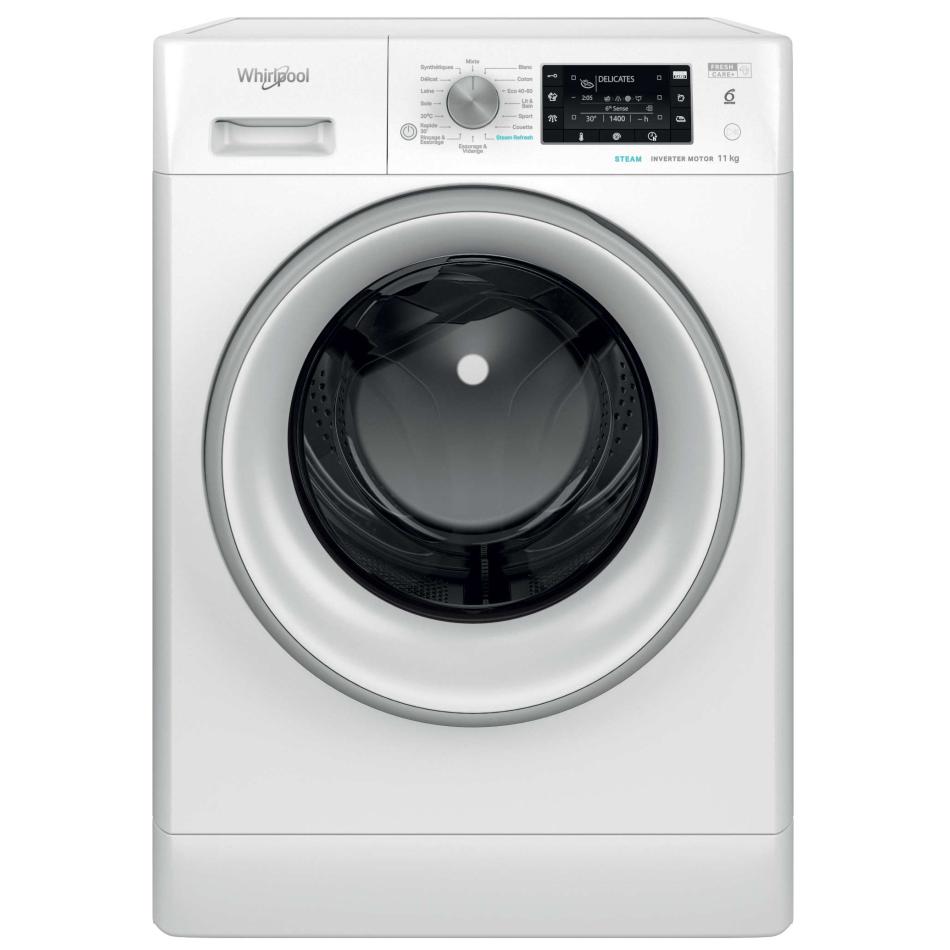 Whirlpool FFDD11469SVFR Lave linge 11 kg FreshCare+ - vue 8