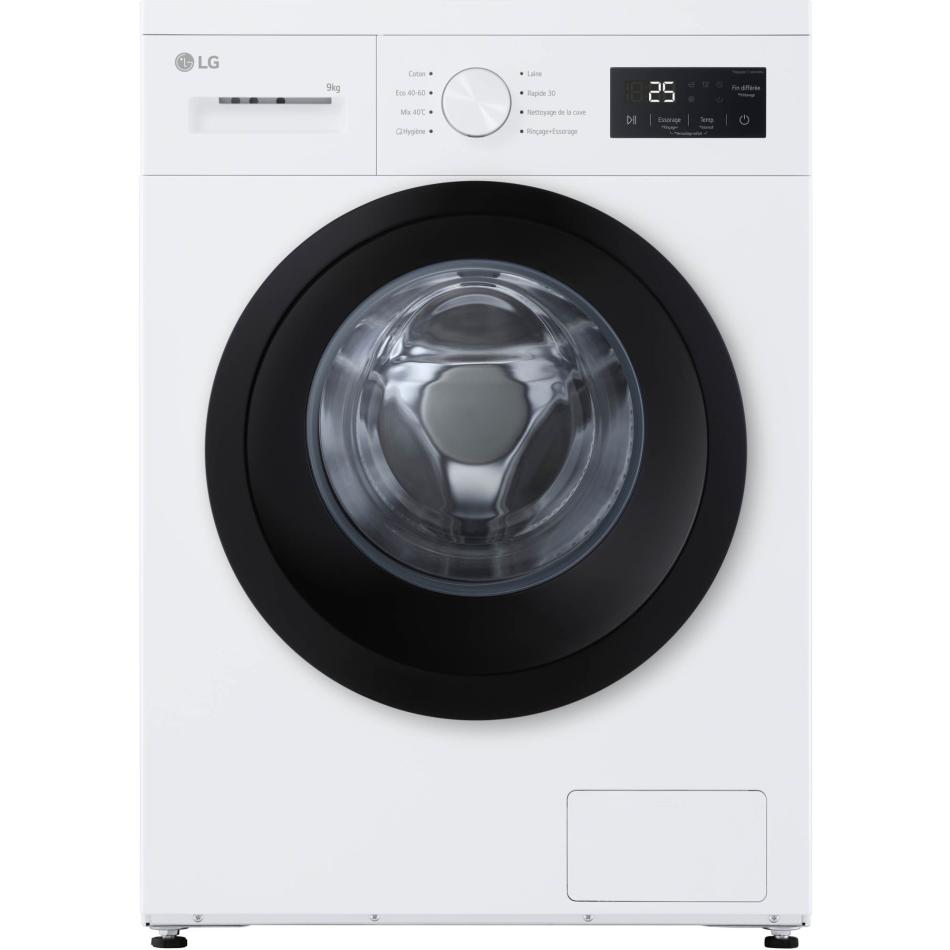 Lave-Linge LG F94N15WHS – 9 Kg, 1400 Tr/min, Moteur Smart Inverter - vue 9