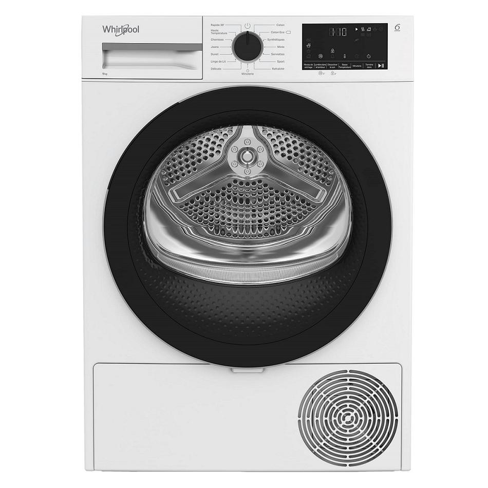 Sèche linge à condensation WHIRLPOOL 9kg 15 programmes 64 dB - vue 3