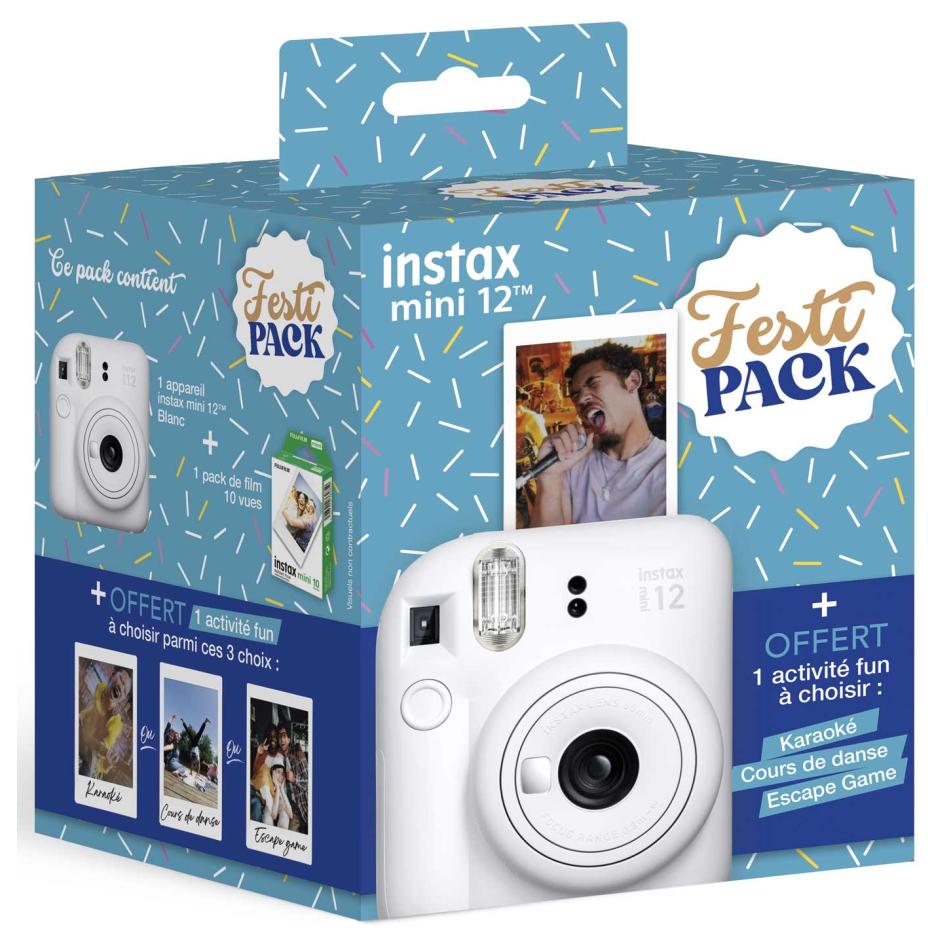 FUJIFILM INSTAX MINI 12 BLC FESTI PACK - vue 6