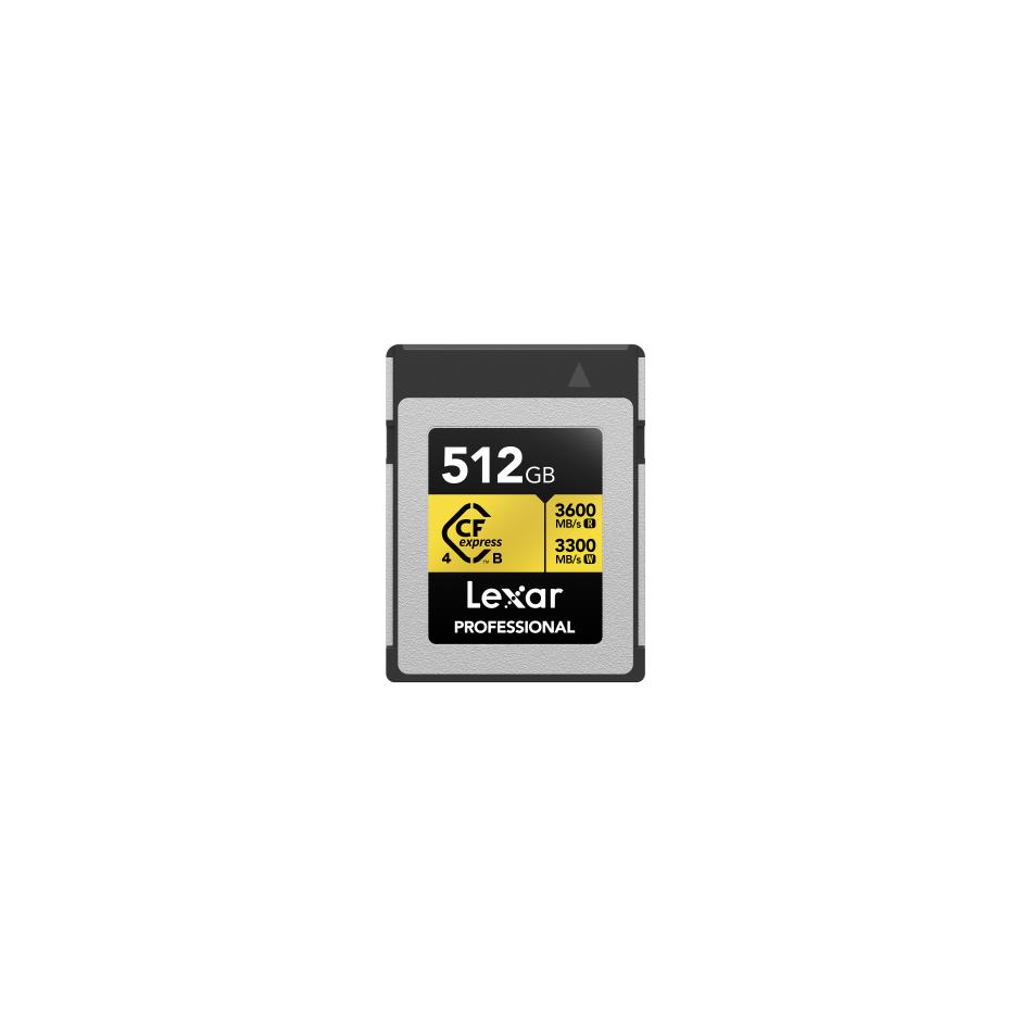 Carte mémoire professionnelle CFexpress Lexar Type B GOLD 4.0 Series Neuf - vue 3
