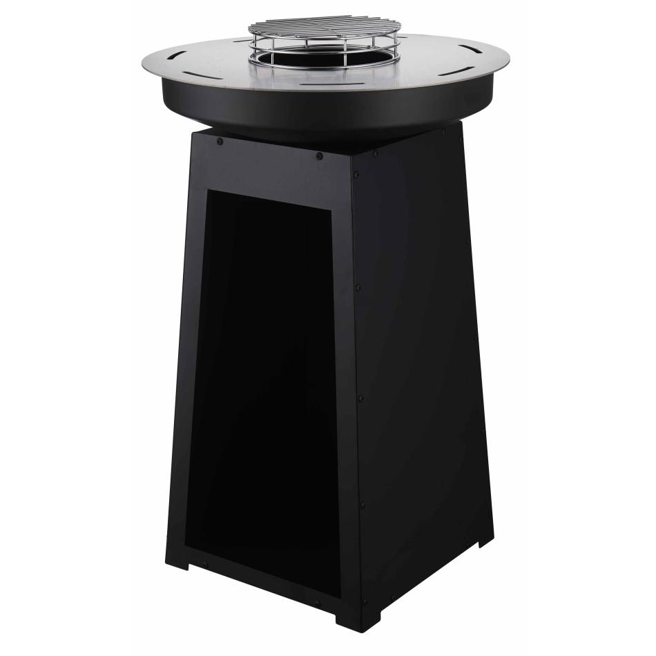 Barbecue Little Balance Baroudeur Brasero Plaque de cuisson acier inoxydable Ø 60 cm - vue 2